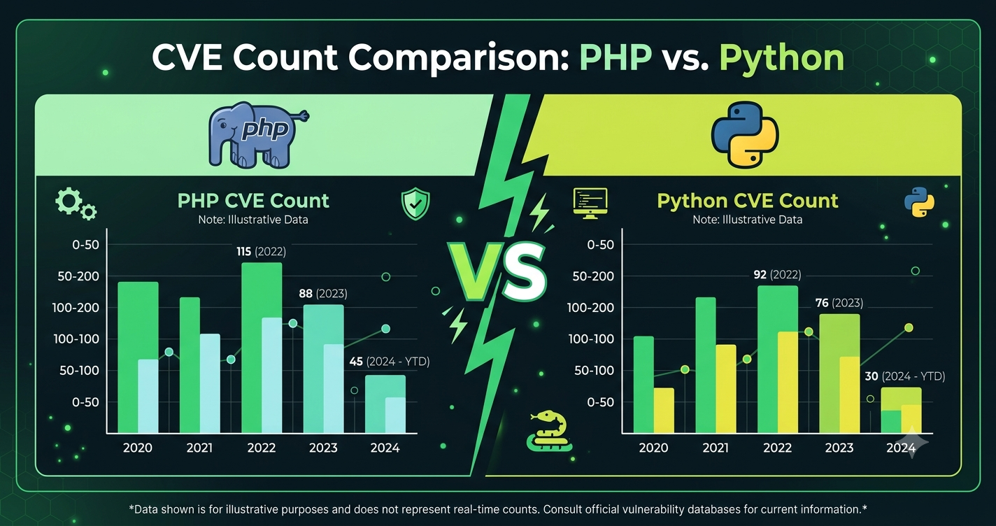 PHP vs Python: Which Has More CVEs in 2026? A Data-Driven Comparison